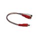 CRUX RCA-1M2F - RCA 1 Male to 2 Female Y Cable