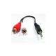 CRUX 3.5-RCA/6 - 3.5MM Male to Female RCA Cable